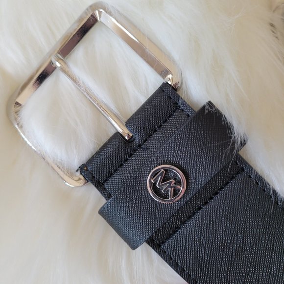 Michael Kors Womens Thick Elasticized Belt Sz S/M Black main image 7